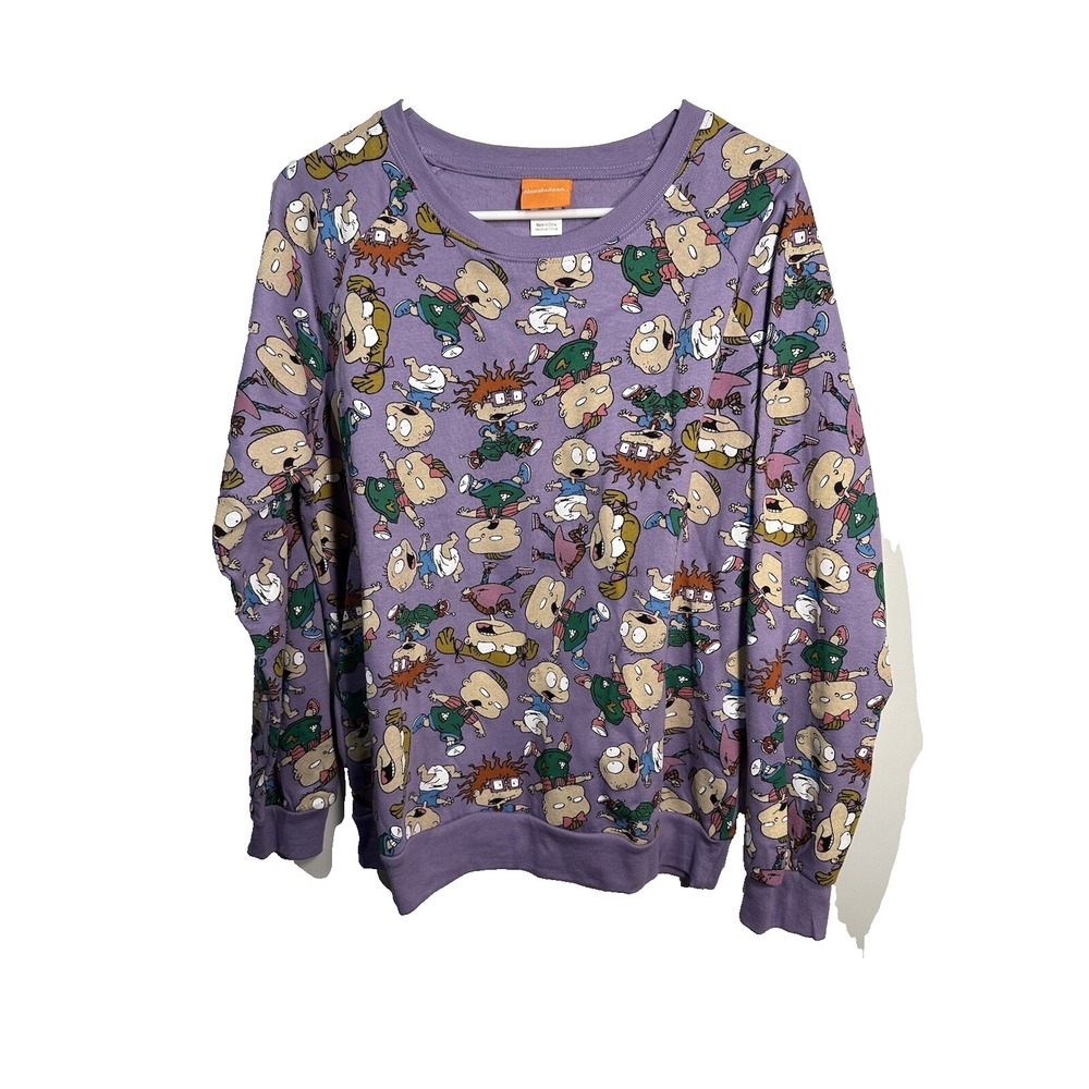 nickelodeon womens long sleeve sweat shirt RUGRATS size large